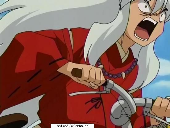 poze cu InuYasha - e dragutz dar e cam dus cu pluta si prea orgolios - poze despre inuyasha